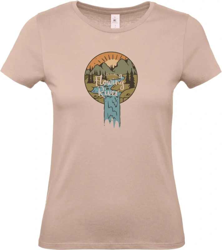 dámské světle ružové tričko River Valley