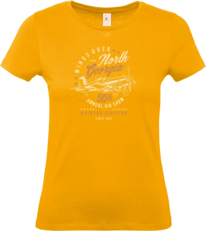 dámské meruňkové tričko Wings Over North Georgia