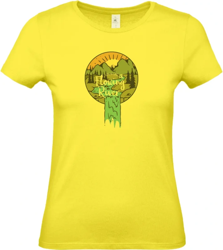 dámské citronové tričko River Valley