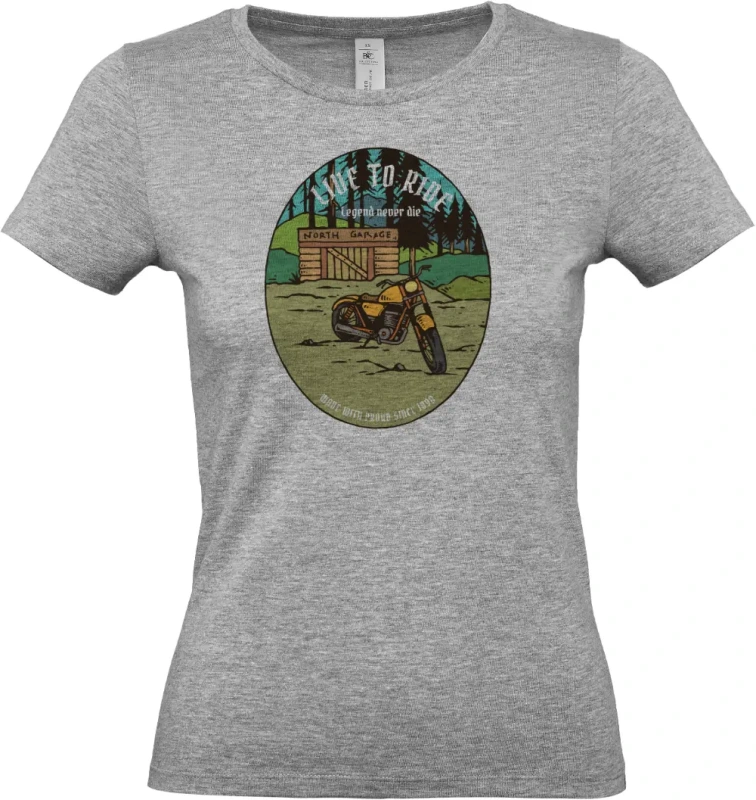 dámské světle šedé tričko Garage