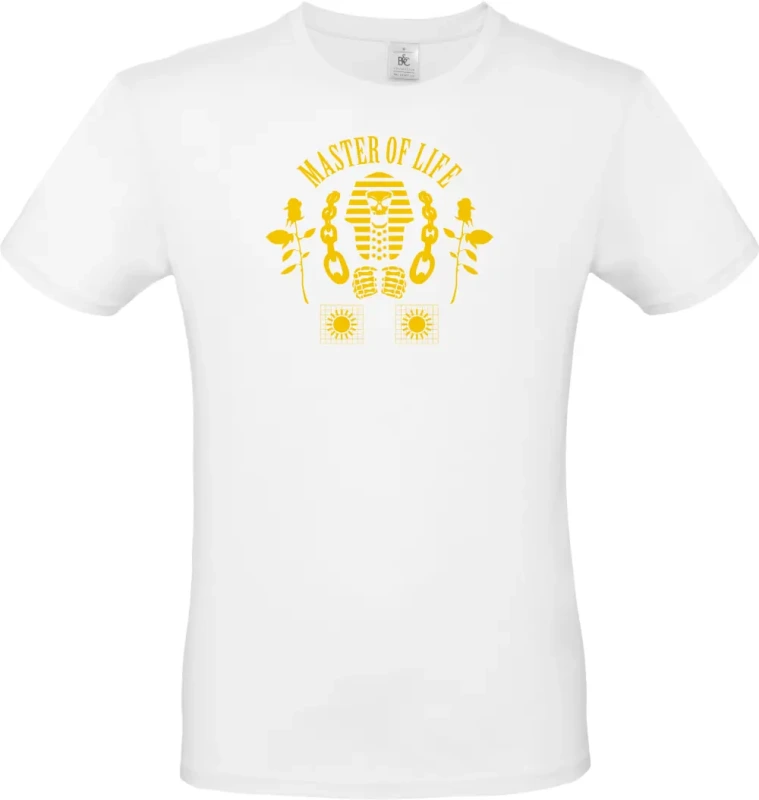 pánské bílé tričko Master of Life