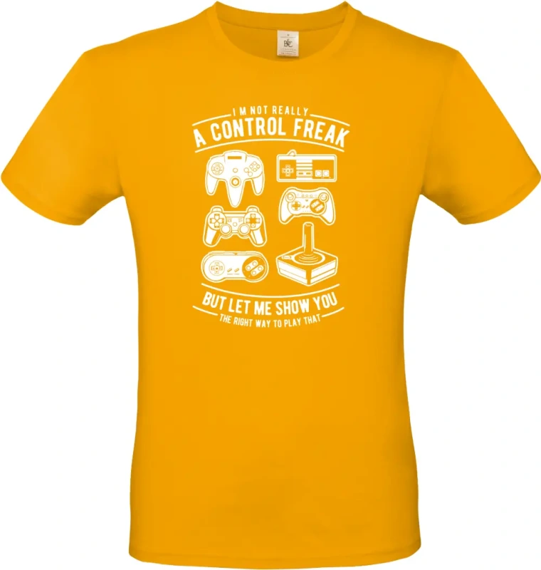 pánské meruňkové tričko A Control Freak