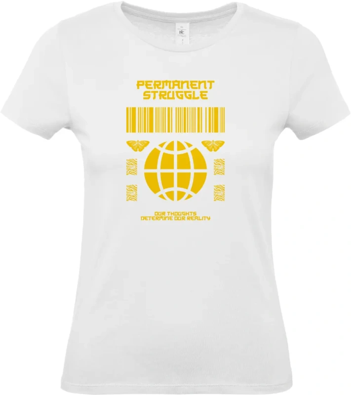 dámské bílé tričko Permanent Strugle