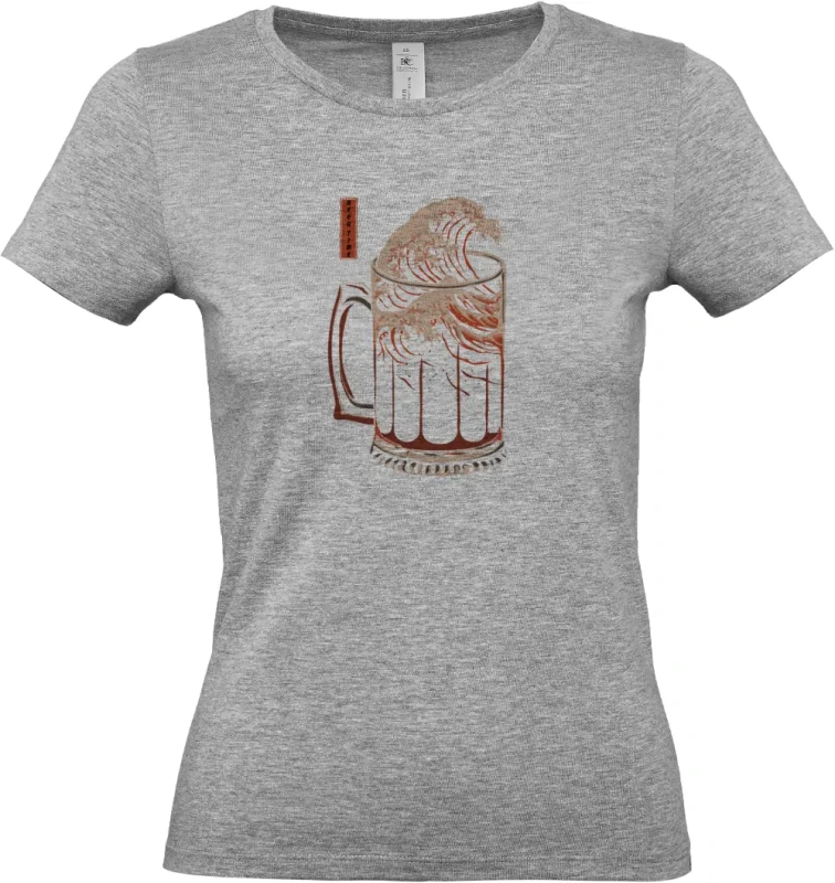 dámské sportovní šedé tričko Wave