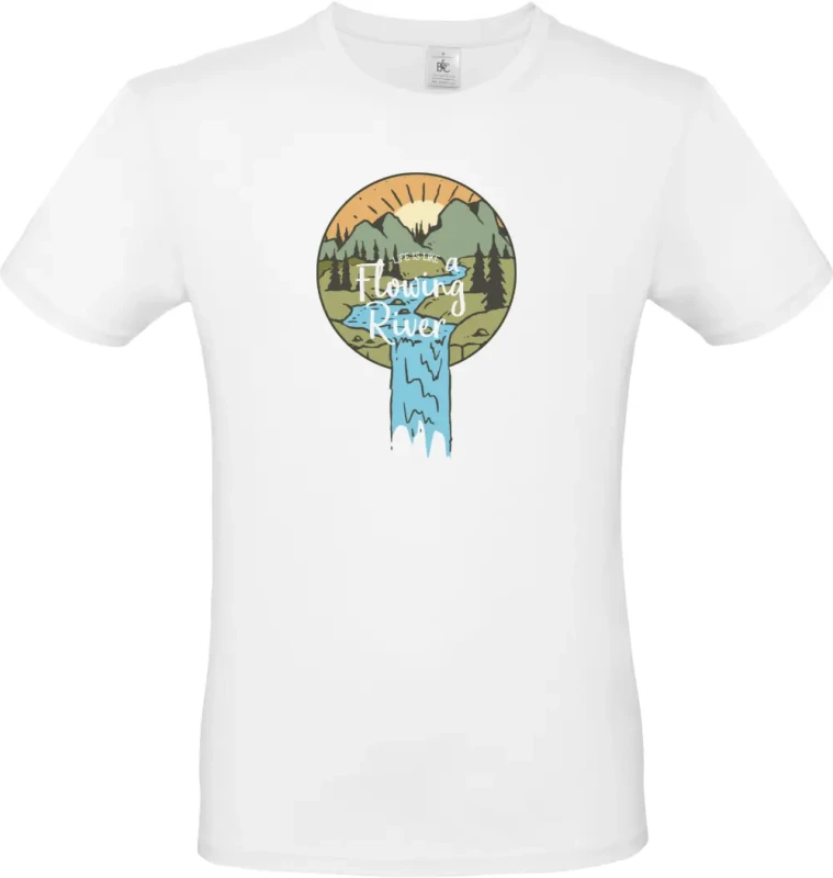 pánské bílé tričko River Valley