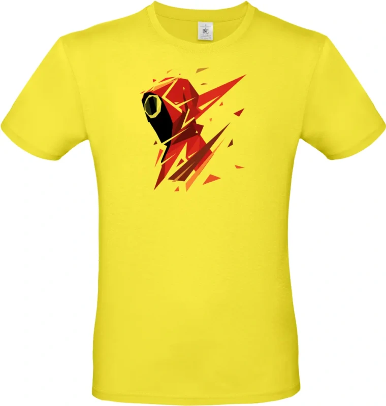 pánské citronové tričko AbstractSquid1