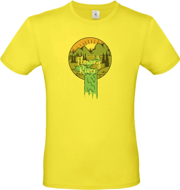 pánské citronové tričko River Valley