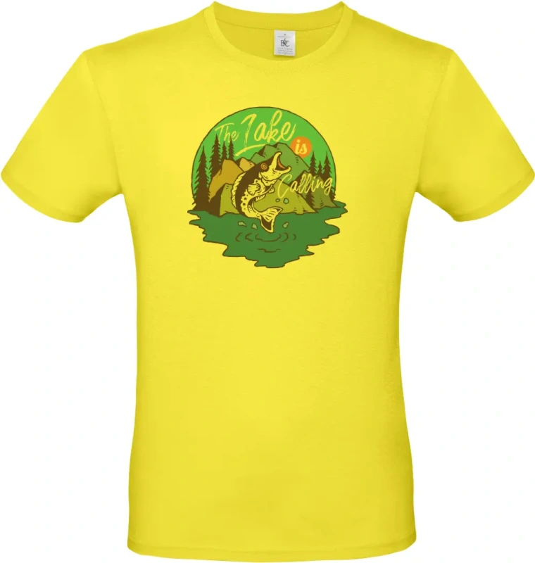 pánské citronové tričko Big Fish
