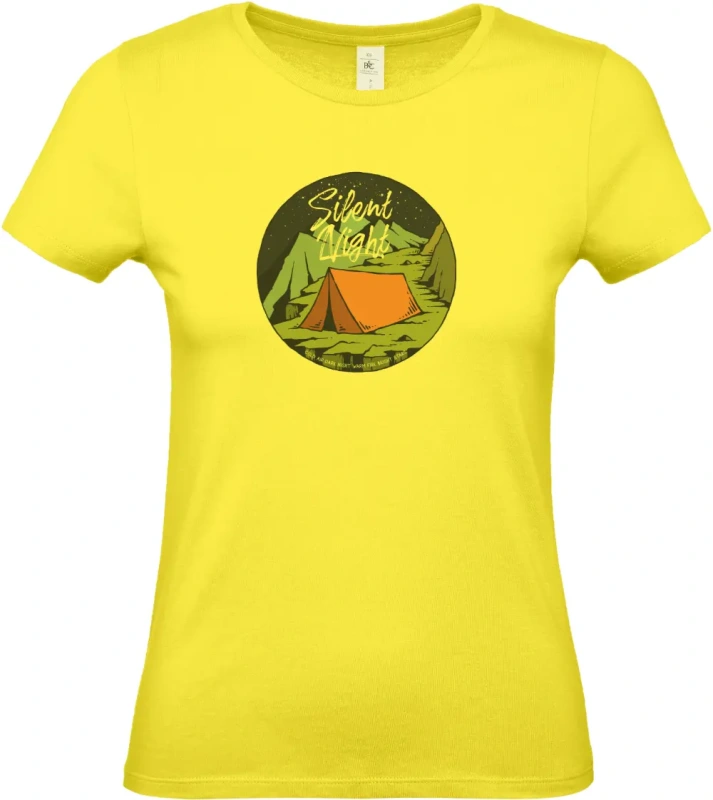 dámské citronové tričko Night Camp