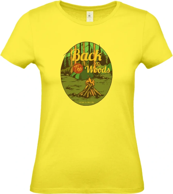dámské citronové tričko Camp Fire