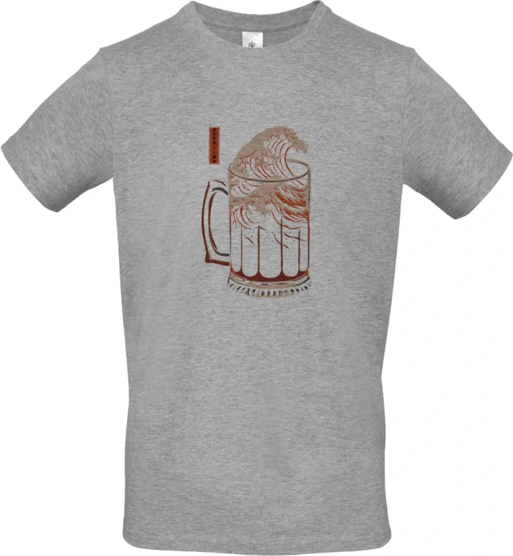 pánské sportovní šedé tričko Wave