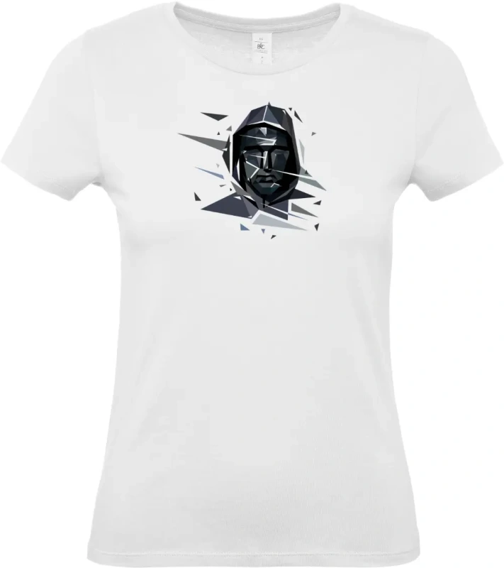 dámské bílé tričko AbstractSquid2