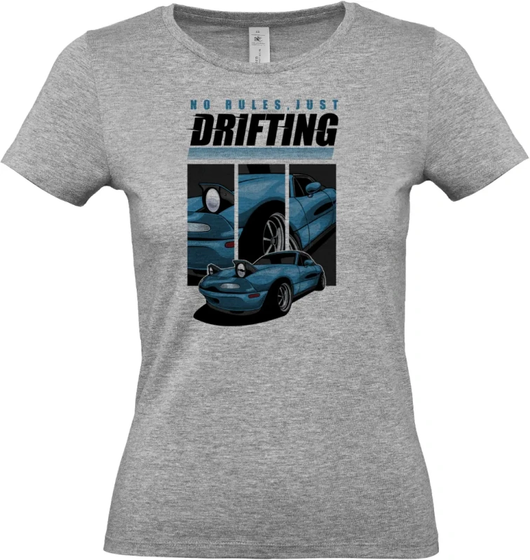 dámské sportovní šedé tričko Drift car 4