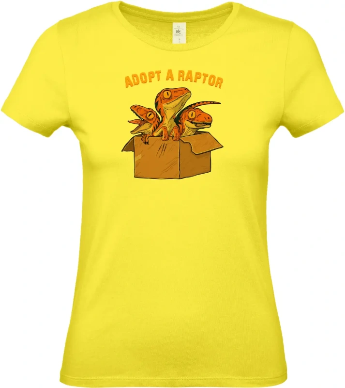 dámské citronové tričko AdoptRaptor
