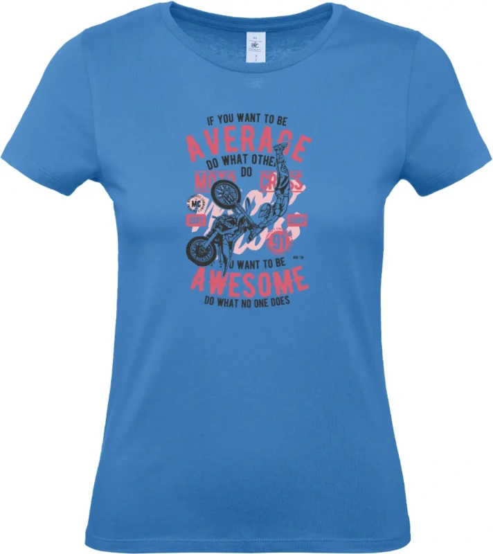 dámské azurová tričko Awesome Motocross