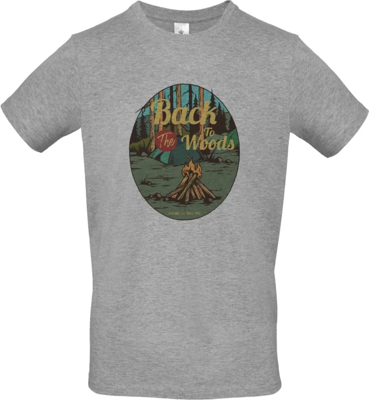 pánské sportovní šedé tričko Camp Fire