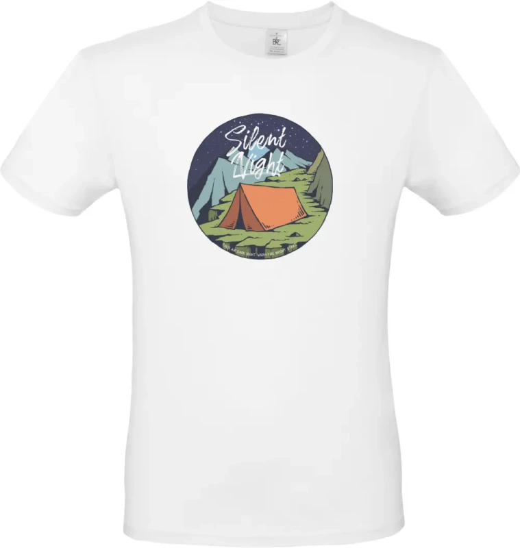 pánské bílé tričko Night Camp