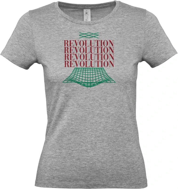 dámské sportovní šedé tričko Revolution
