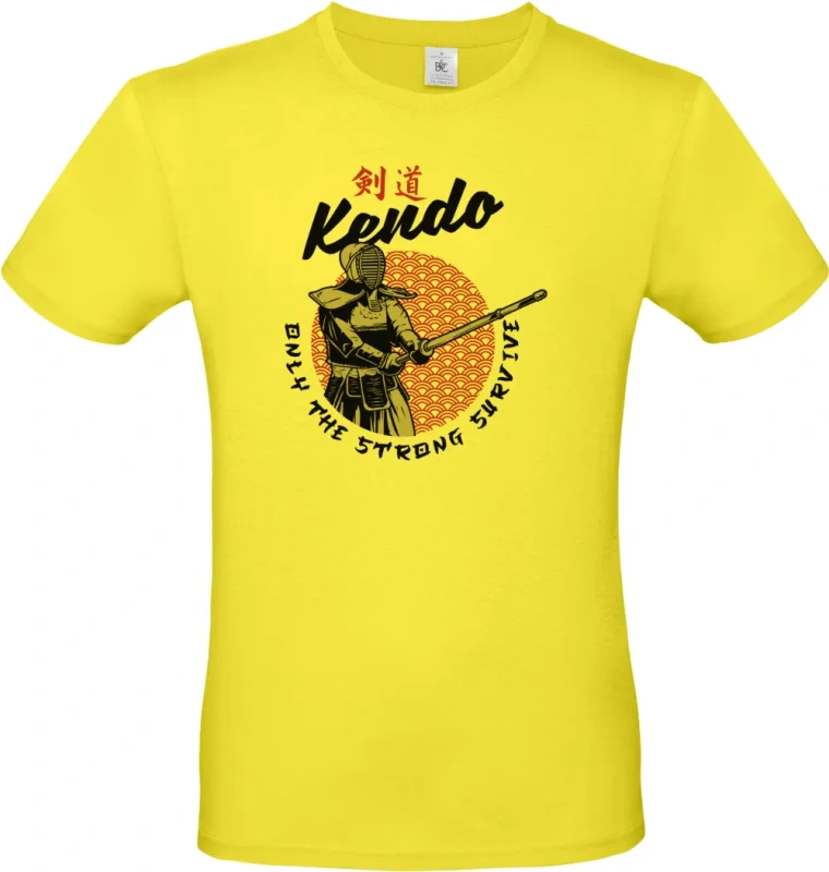 pánské citronové tričko Kendo