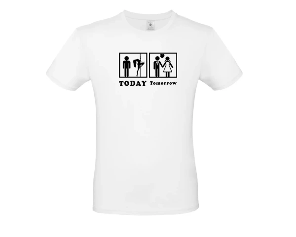 pánské bílé tričko