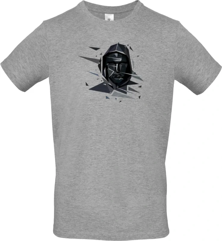 pánské sportovní šedé tričko AbstractSquid2