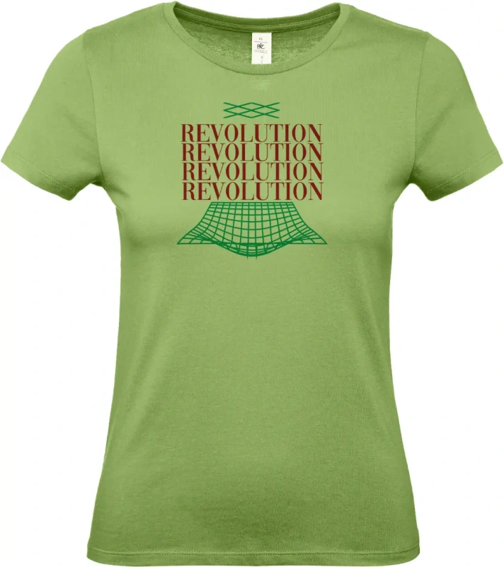 dámské pistáciové tričko Revolution