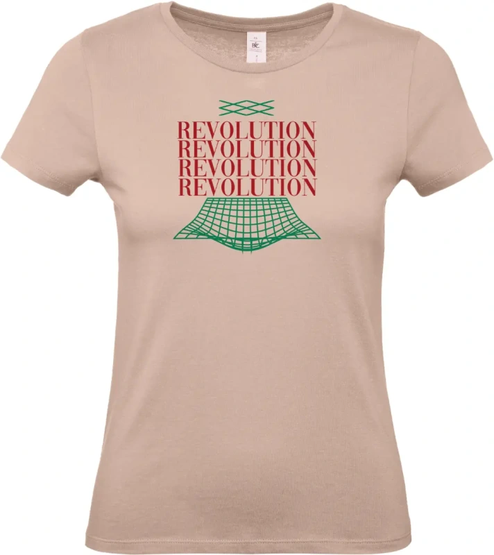 dámské světle ružové tričko Revolution