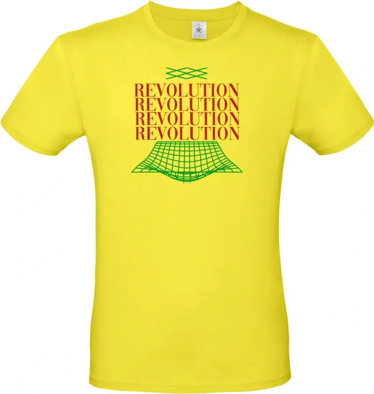 pánské citronové tričko Revolution