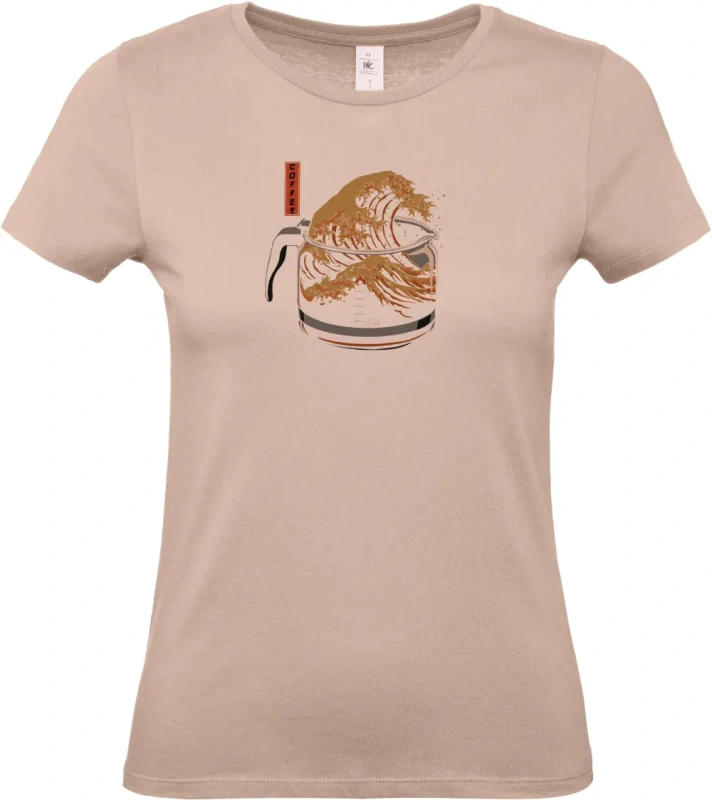 dámské světle ružové tričko Coffee