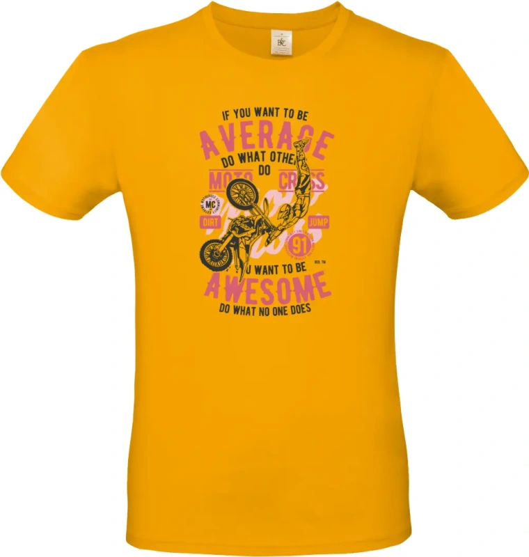 pánské meruňkové tričko Awesome Motocross