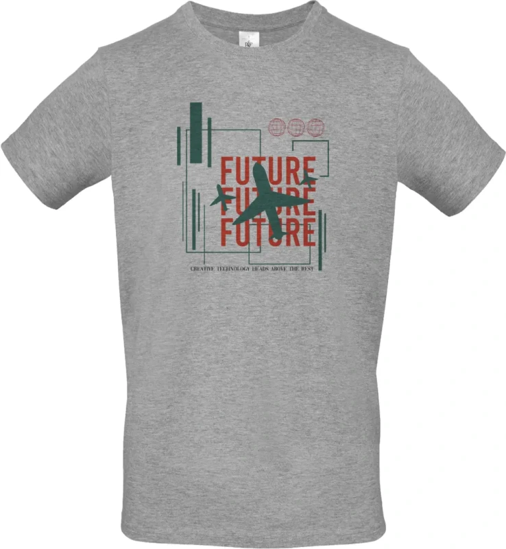 pánské sportovní šedé tričko Blast Future