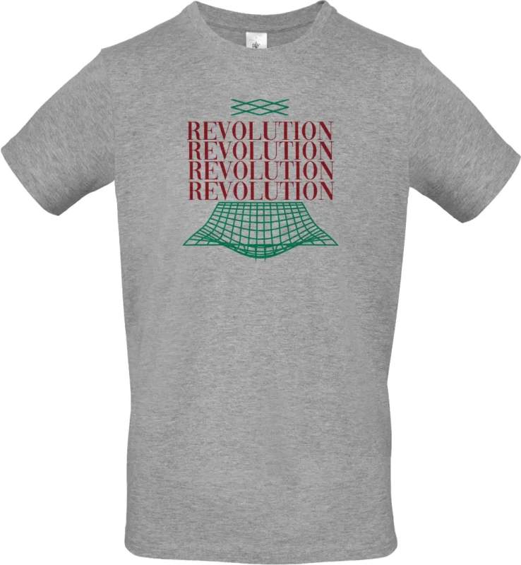 pánské sportovní šedé tričko Revolution