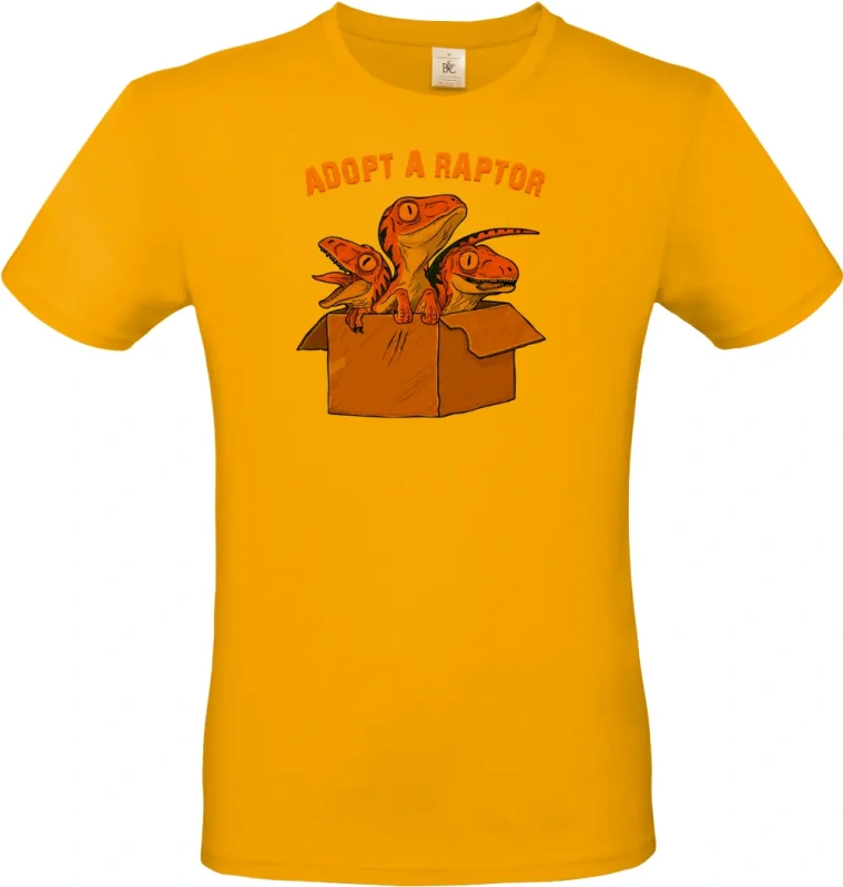 pánské meruňkové tričko AdoptRaptor