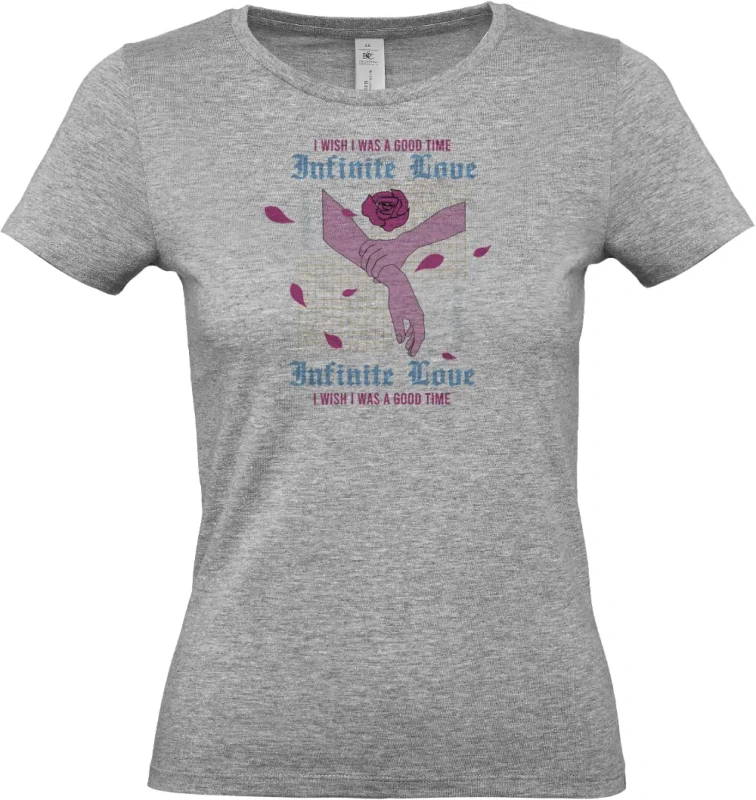 dámské sportovní šedé tričko Infinite Love