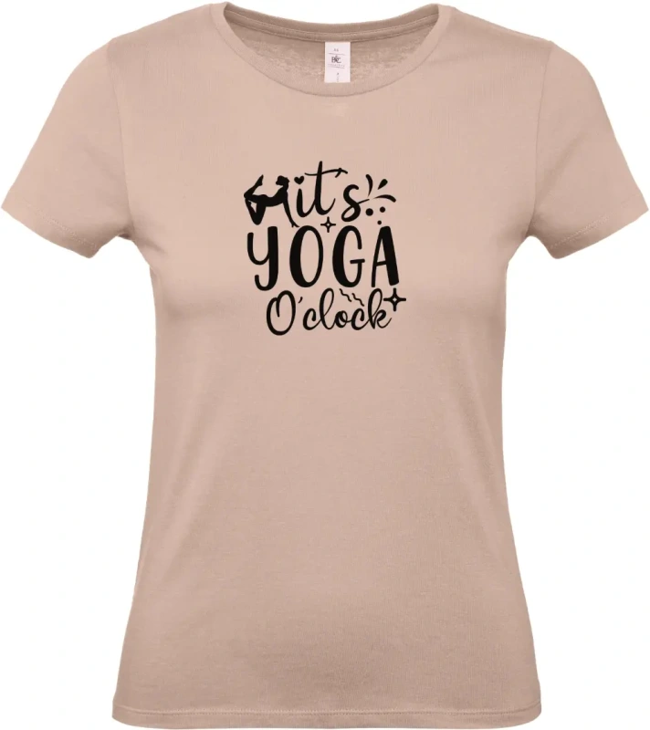 dámské světle ružové tričko It's Yoga O'clock