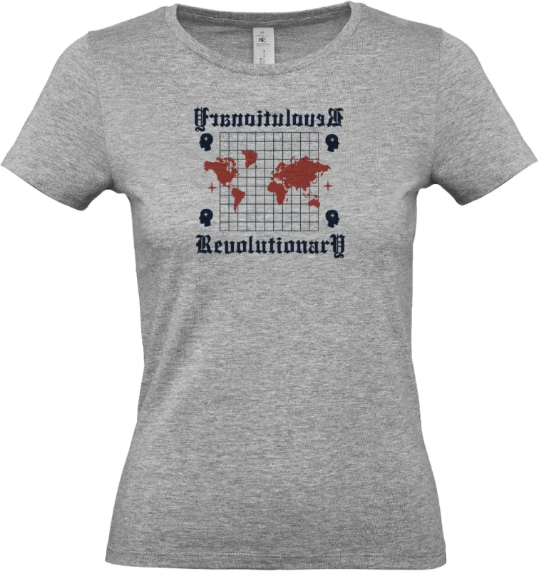 dámské sportovní šedé tričko Revolutionary