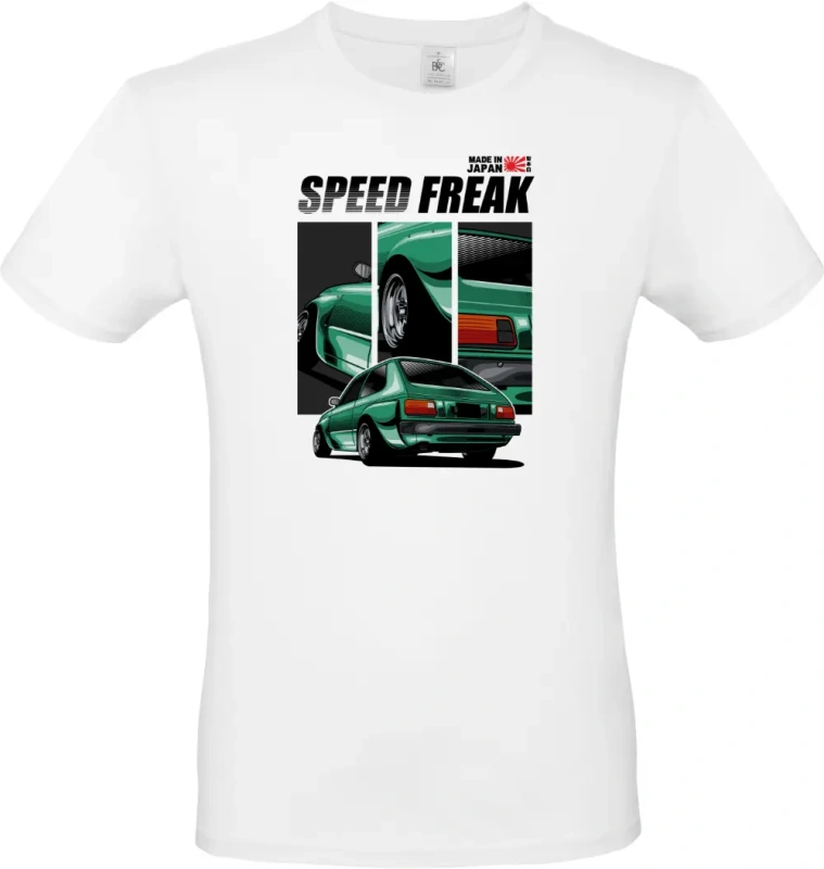 pánské bílé tričko Drift car 5