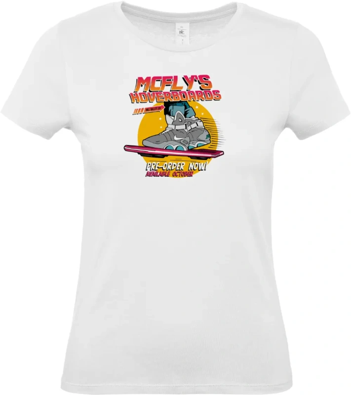 dámské bílé tričko Hoverboard