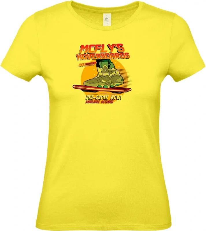 dámské citronové tričko Hoverboard