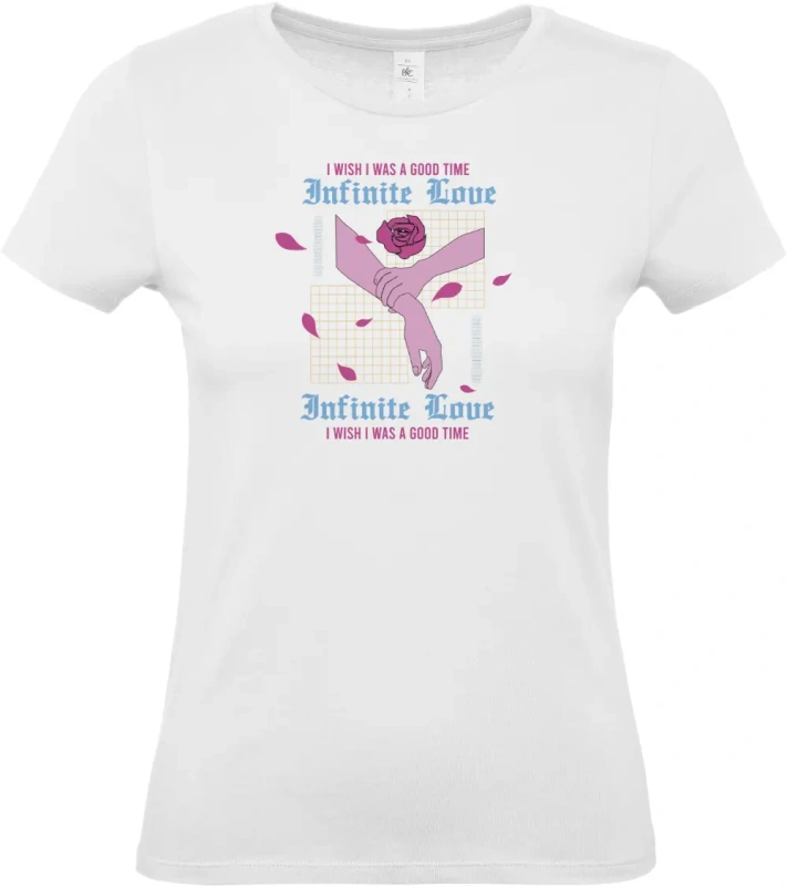 dámské bílé tričko Infinite Love