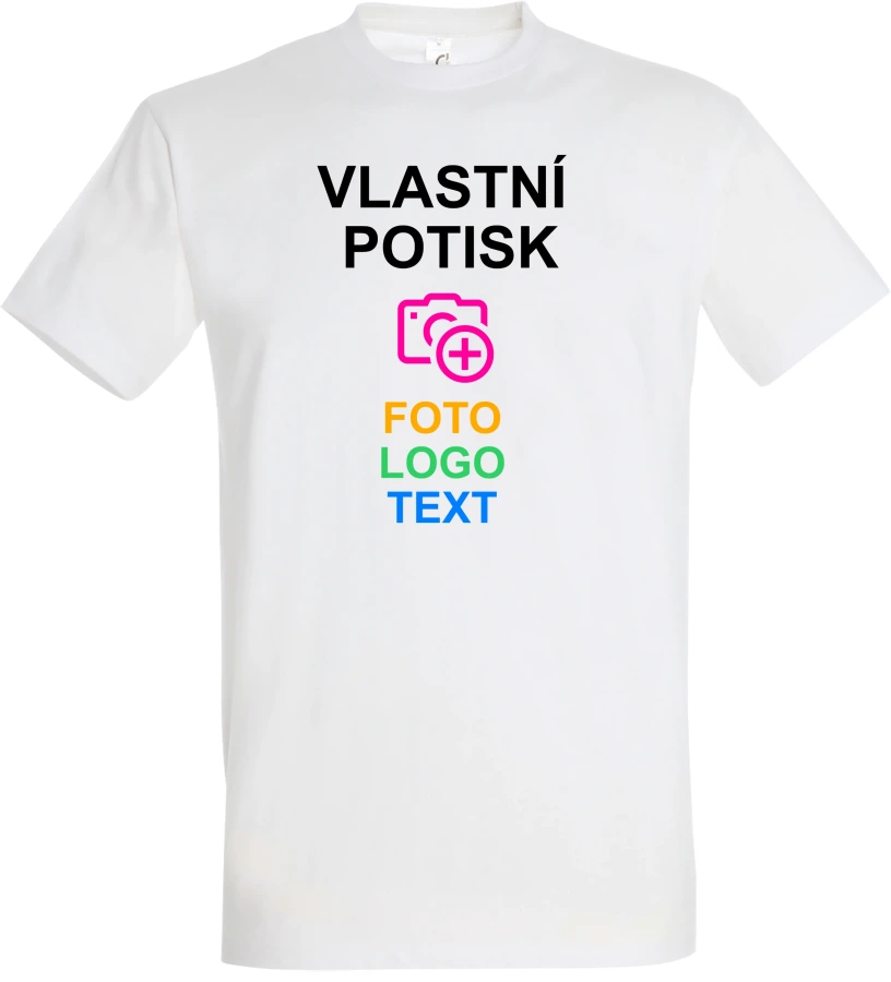 Navrhněte si vlastní pánské tričko KOMFORT - 👕
