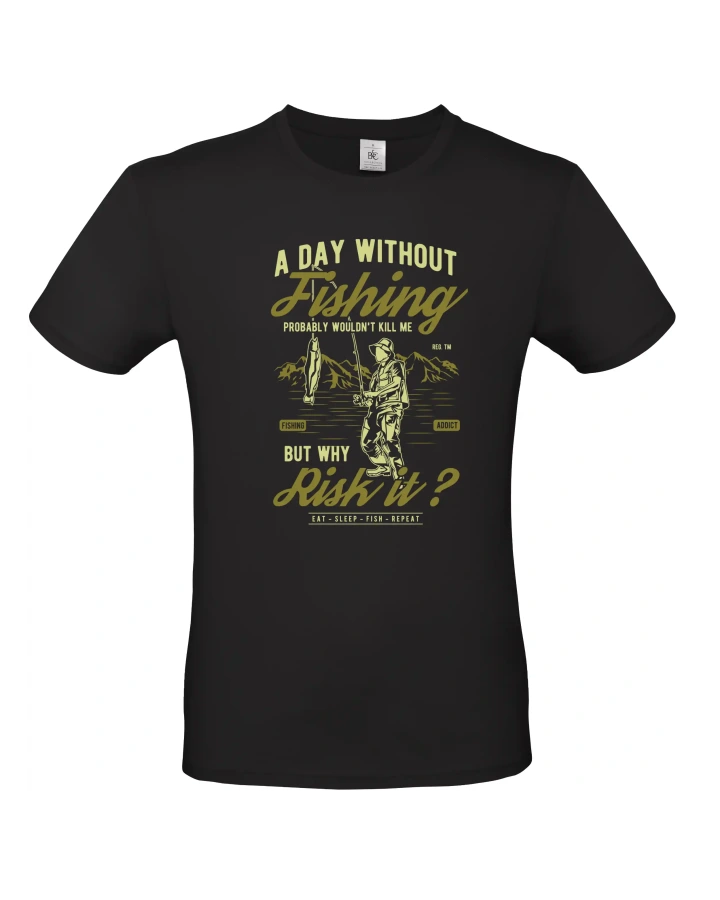 Pánské tričko A Day Without Fishing
