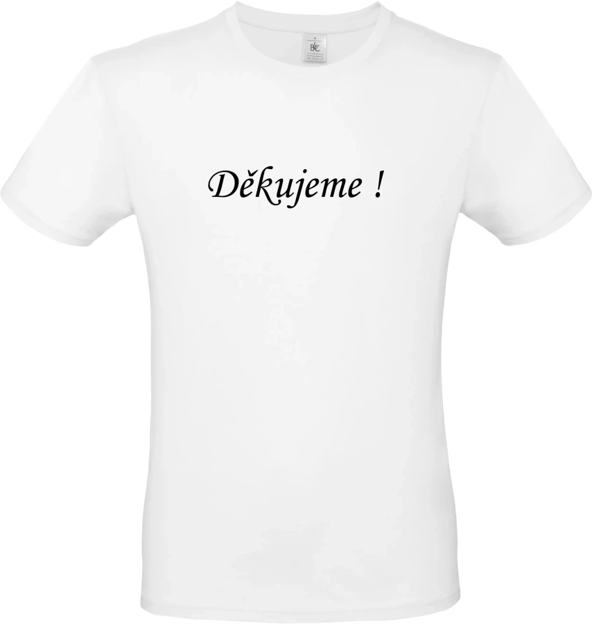 Pánské tričko Děkujeme