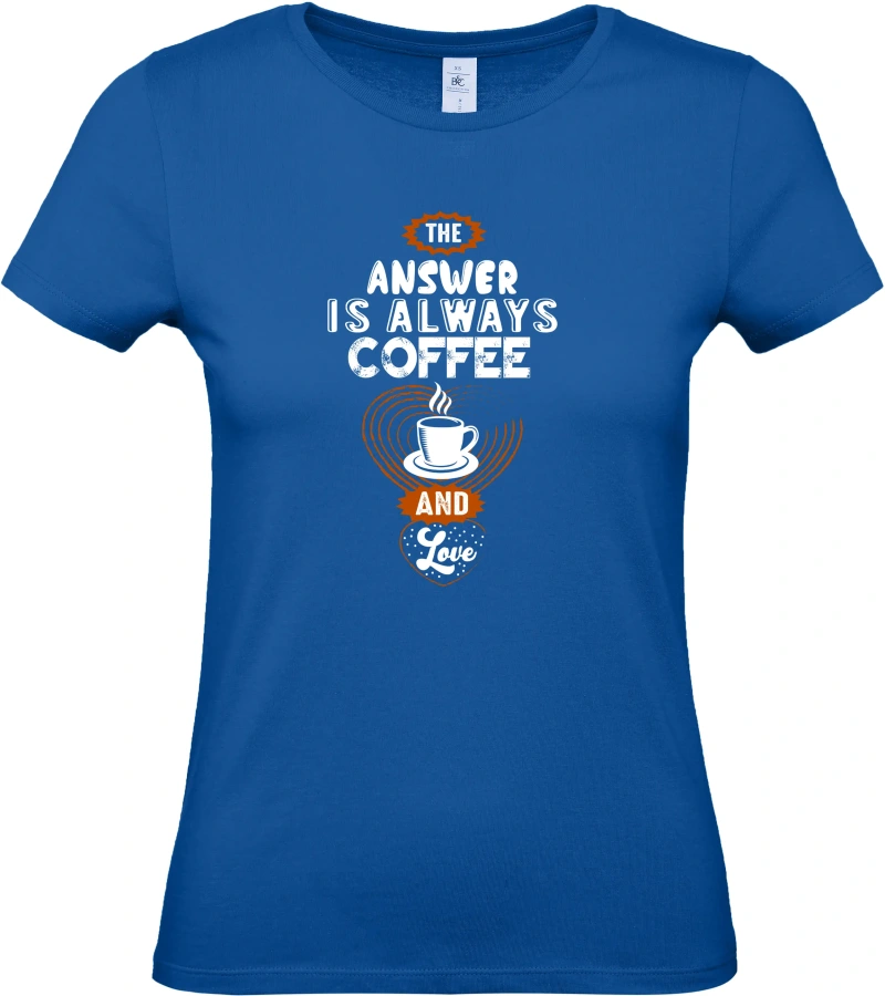 Dámské tričko Answer coffee