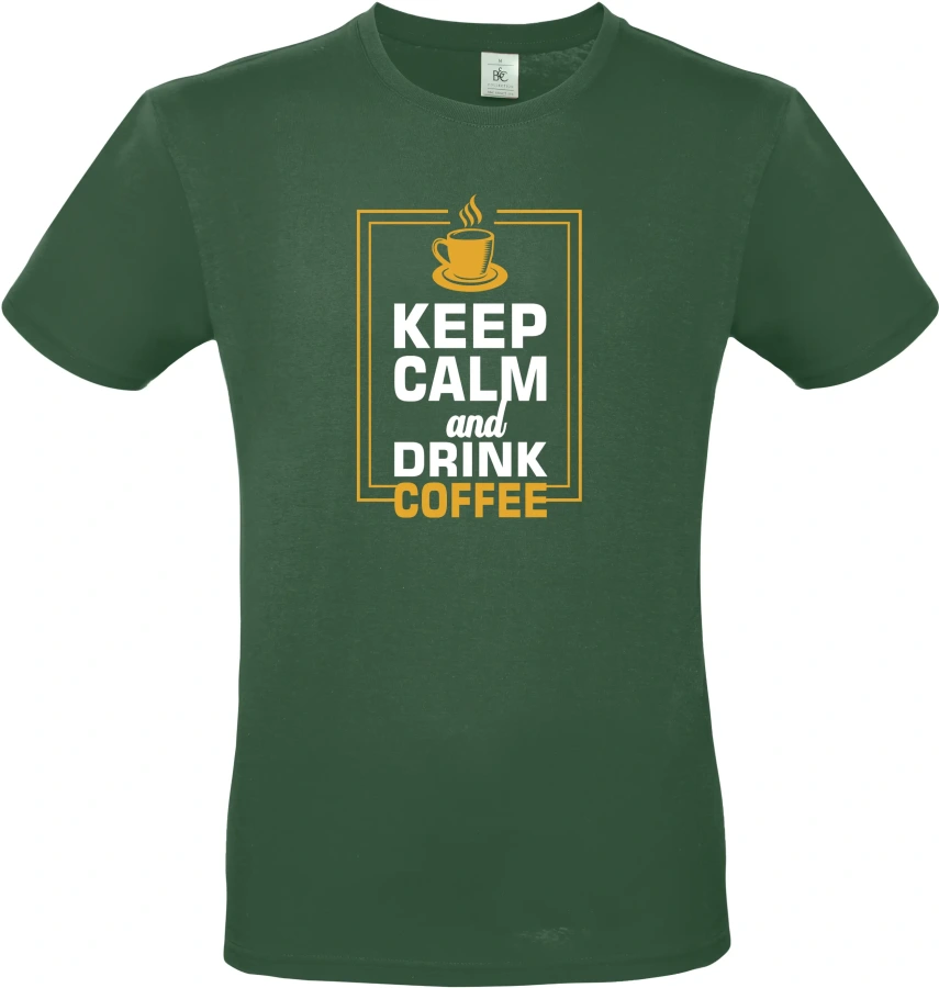 Pánské tričko Keep coffee