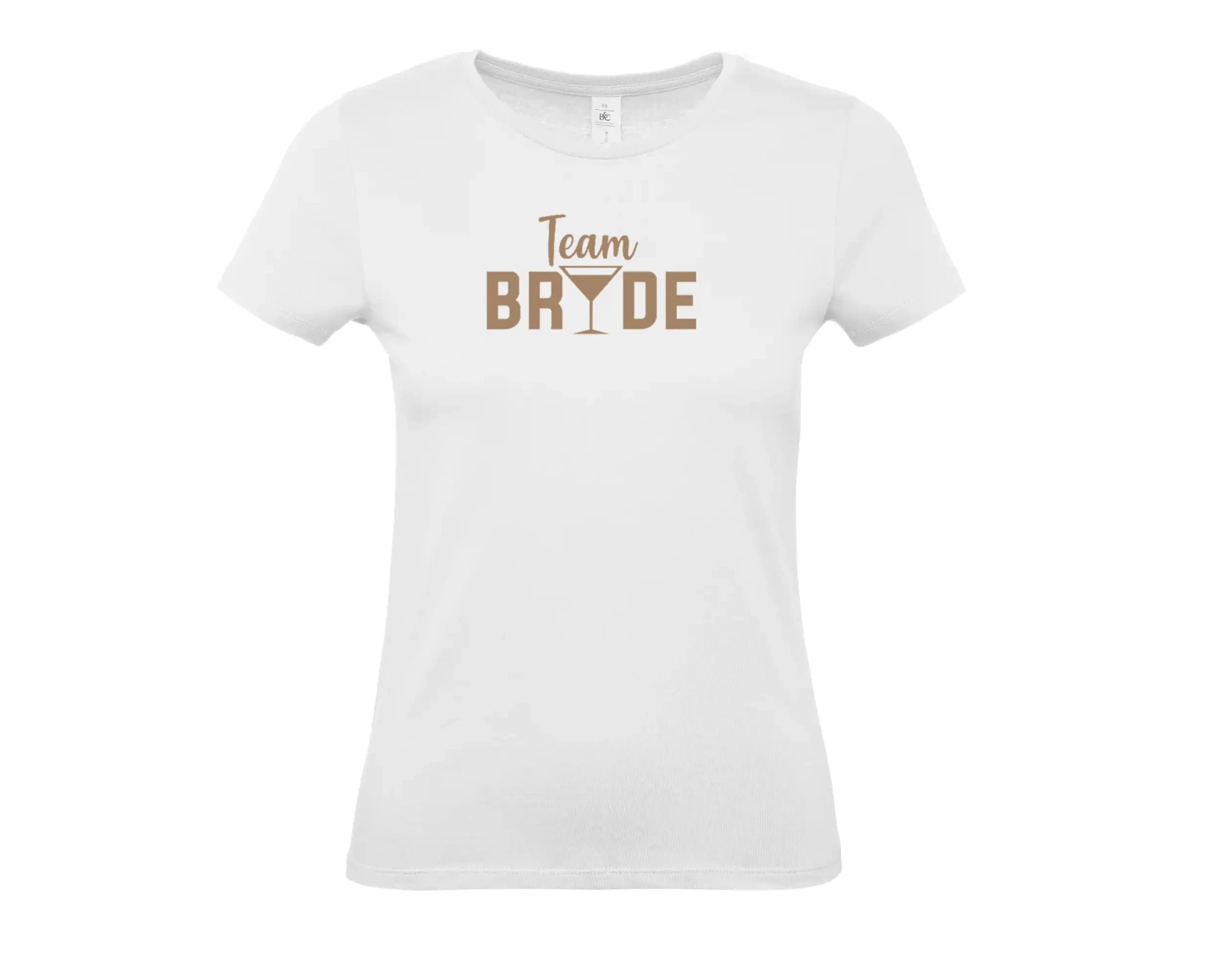 Dámské tričko Team BRIDE se skleničkou