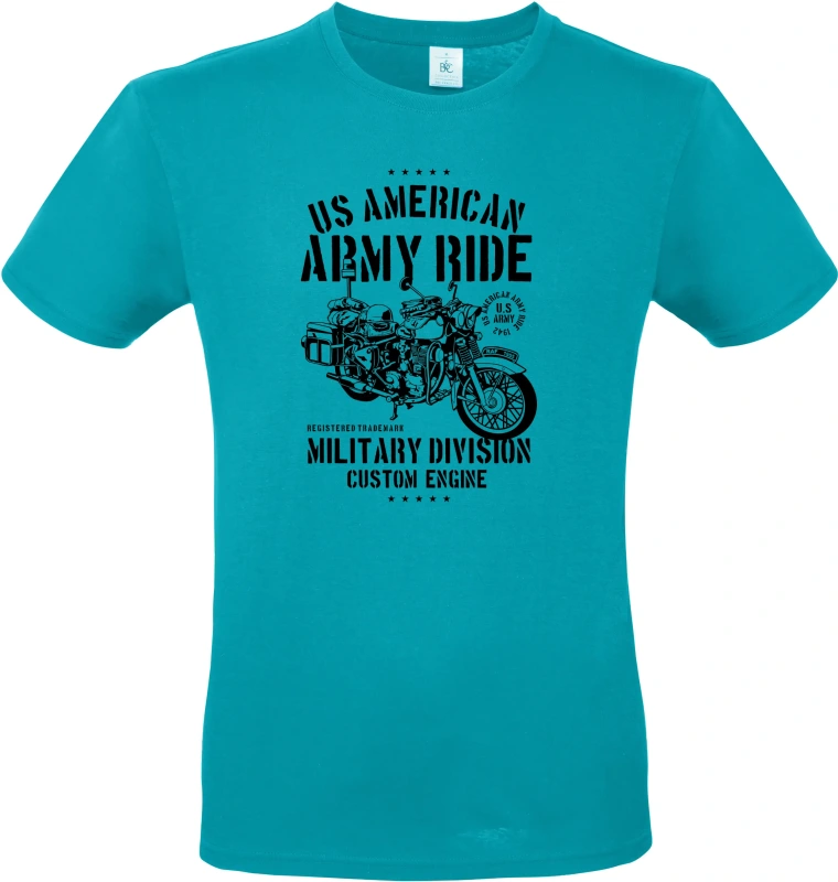 Pánské tričko Army Ride Motorcycle 8