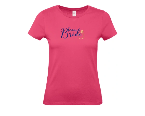 Dámské tričko Bride team zlatý prsten 5