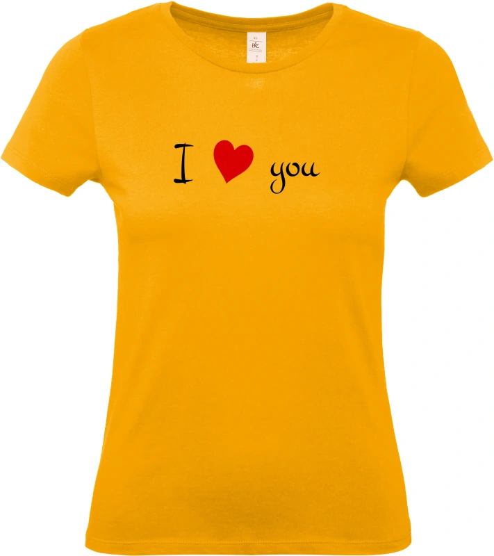 Dámské tričko I Love You 2