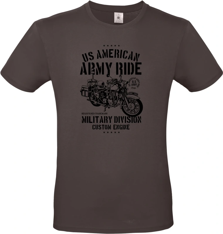 Pánské tričko Army Ride Motorcycle 2